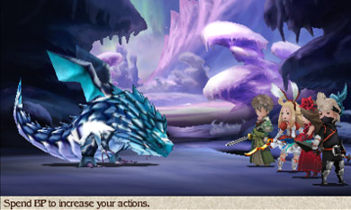 An example of the battle screen.